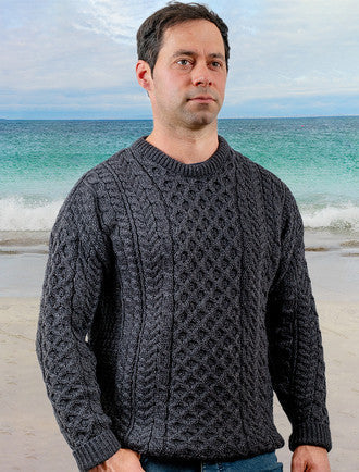 LIAM™ | Merino Aran Sweater