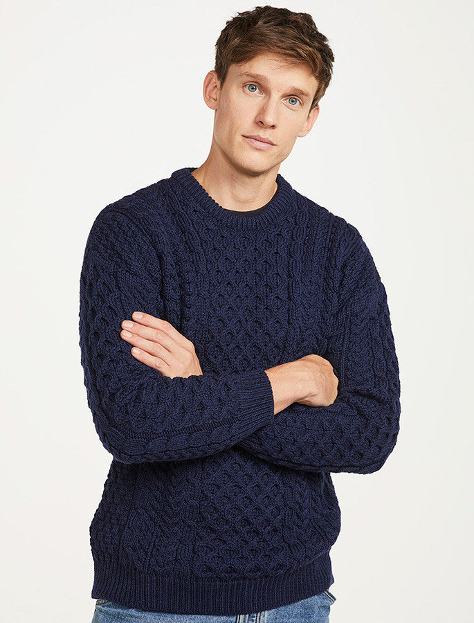 LIAM™ | Merino Aran Sweater