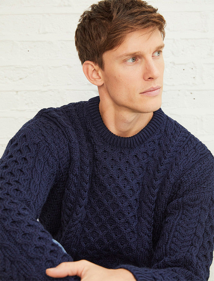 LIAM™ | Merino Aran Sweater
