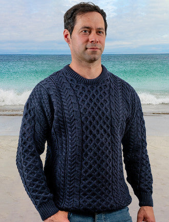 LIAM™ | Merino Aran Sweater