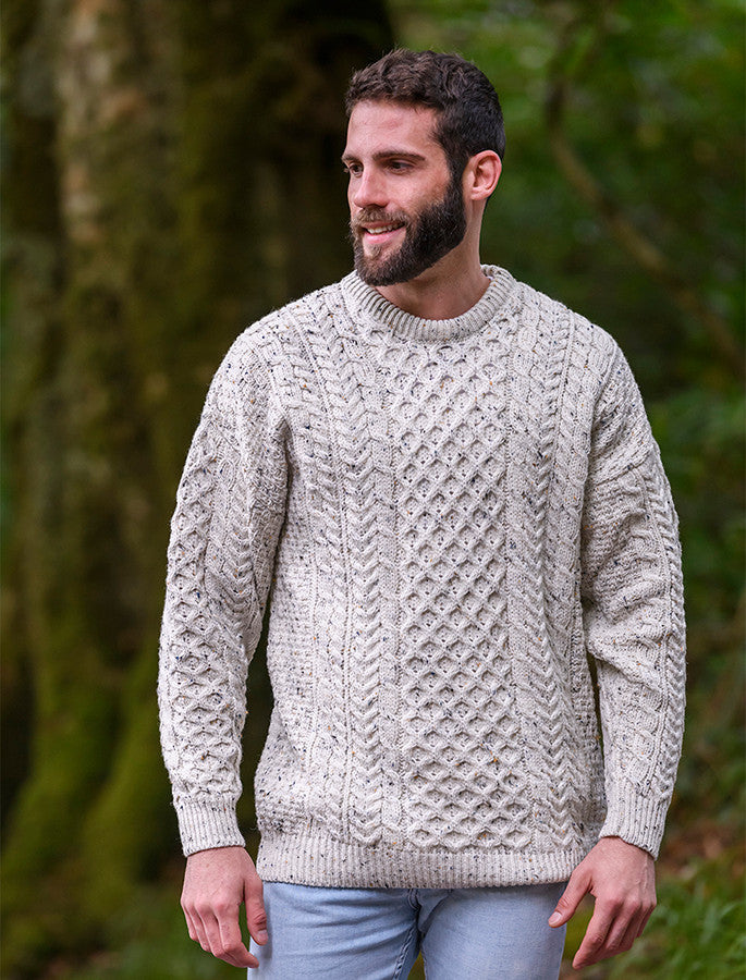 LIAM™ | Merino Aran Sweater