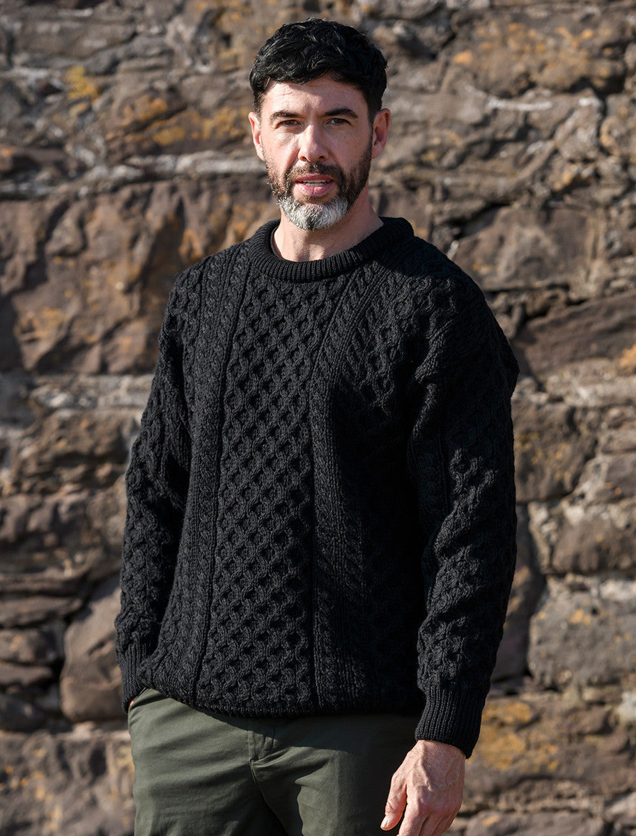 LIAM™ | Merino Aran Sweater