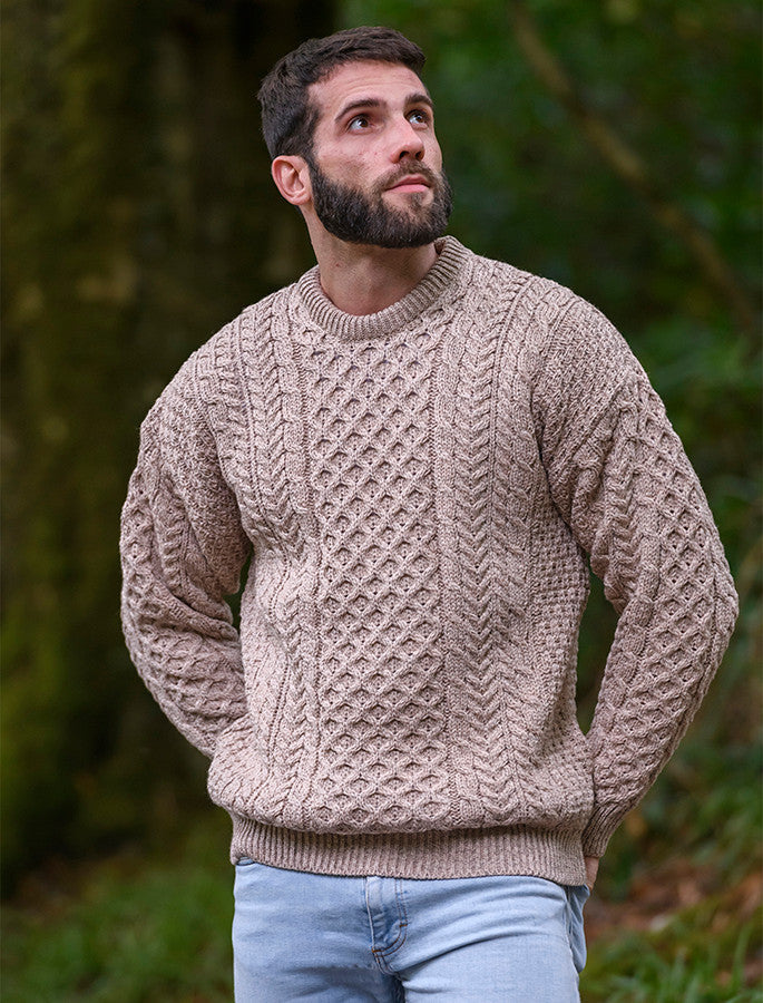 LIAM™ | Merino Aran Sweater