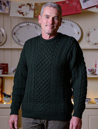 LIAM™ | Merino Aran Sweater