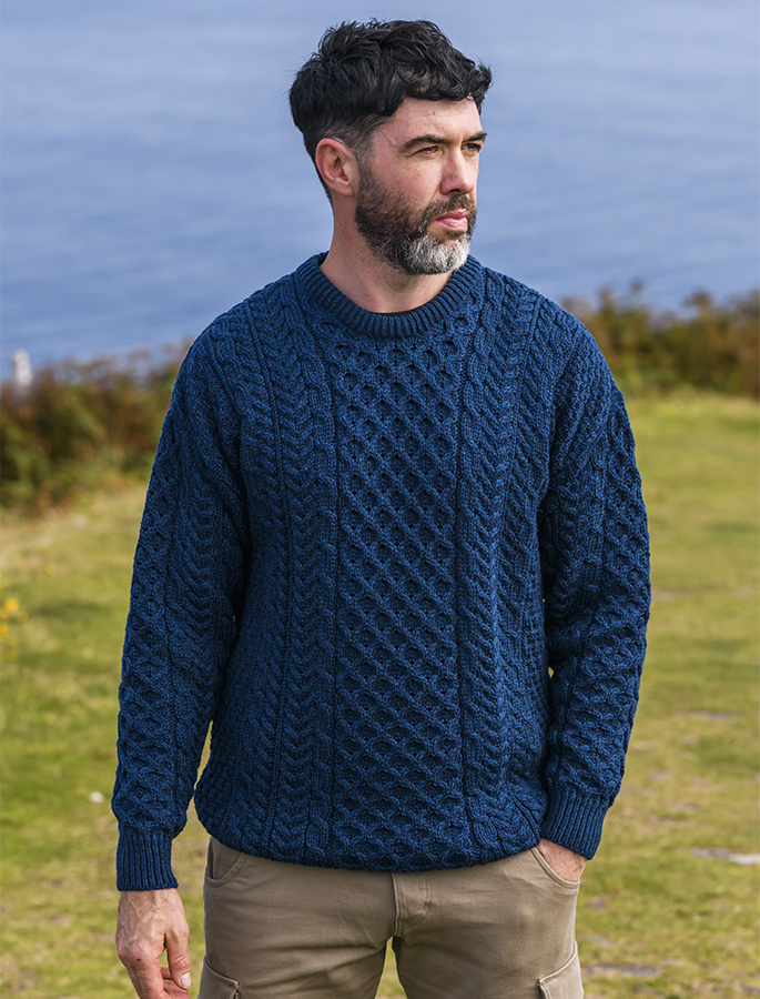 LIAM™ | Merino Aran Sweater