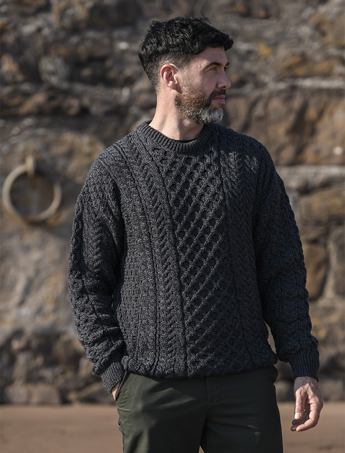 LIAM™ | Merino Aran Sweater