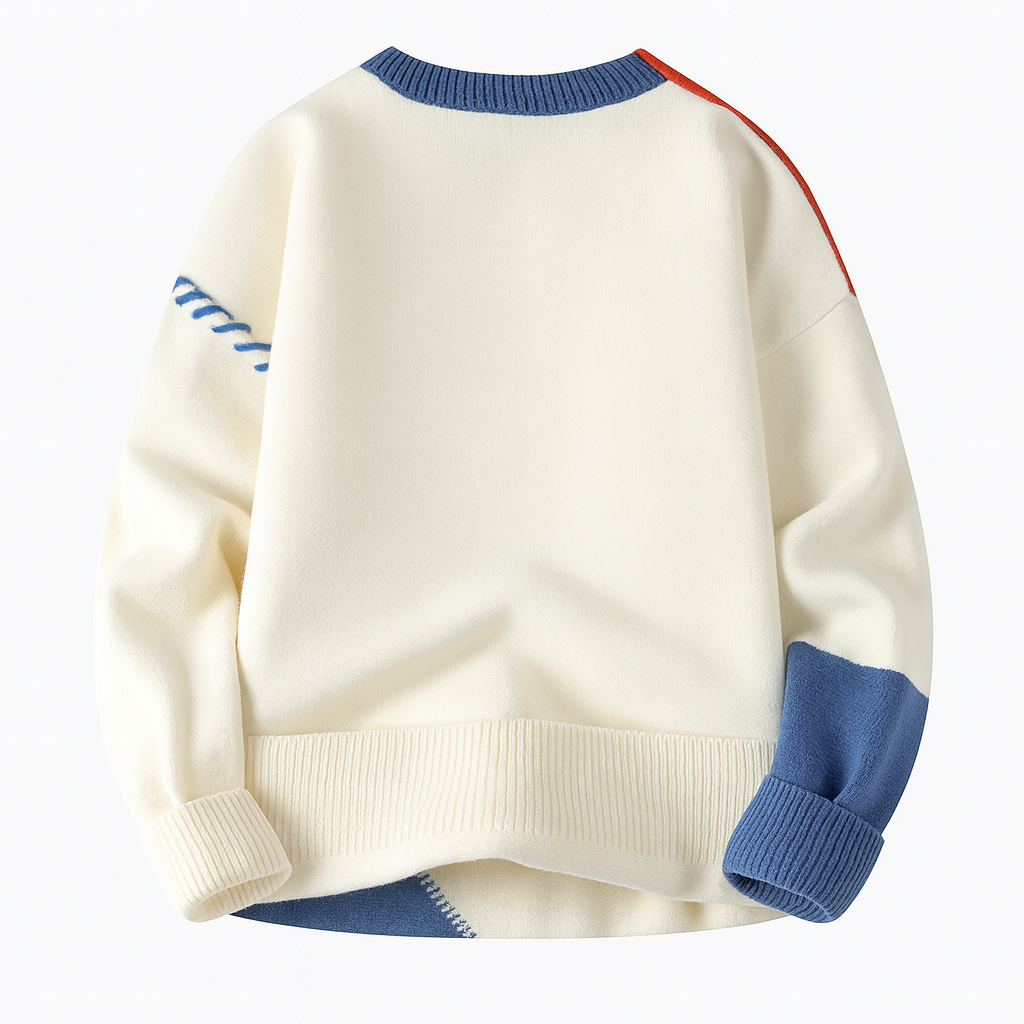 LIAM| MEN'S PATCHWORK SWEATER
