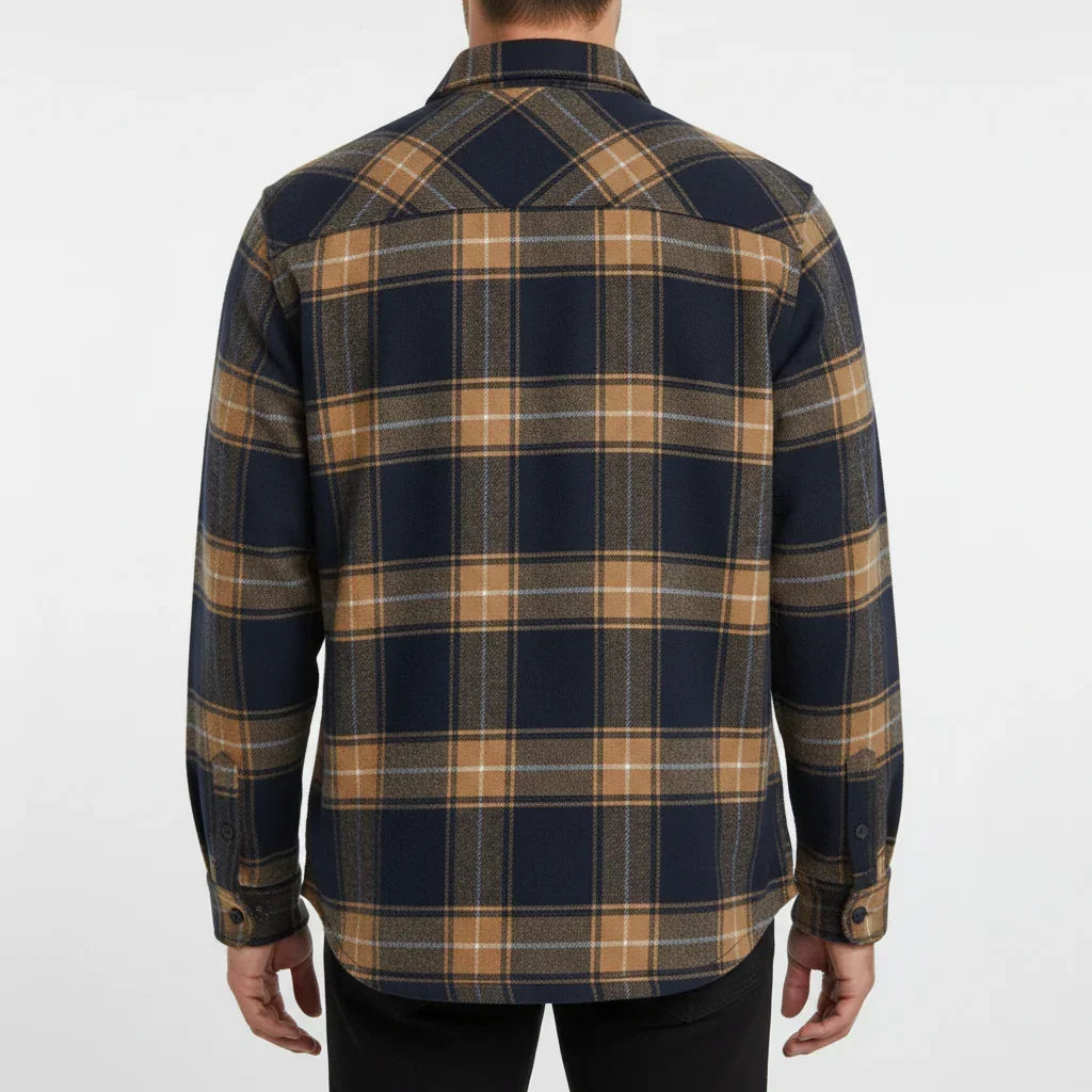LIAM™ | Rockwell Brushed Cotton Flannel Shirt