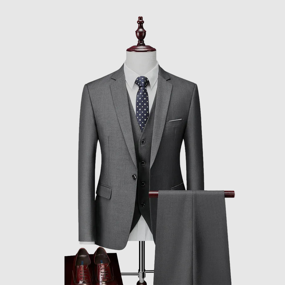 LIAM™ | Men's Tailored Three-Piece Suit Set