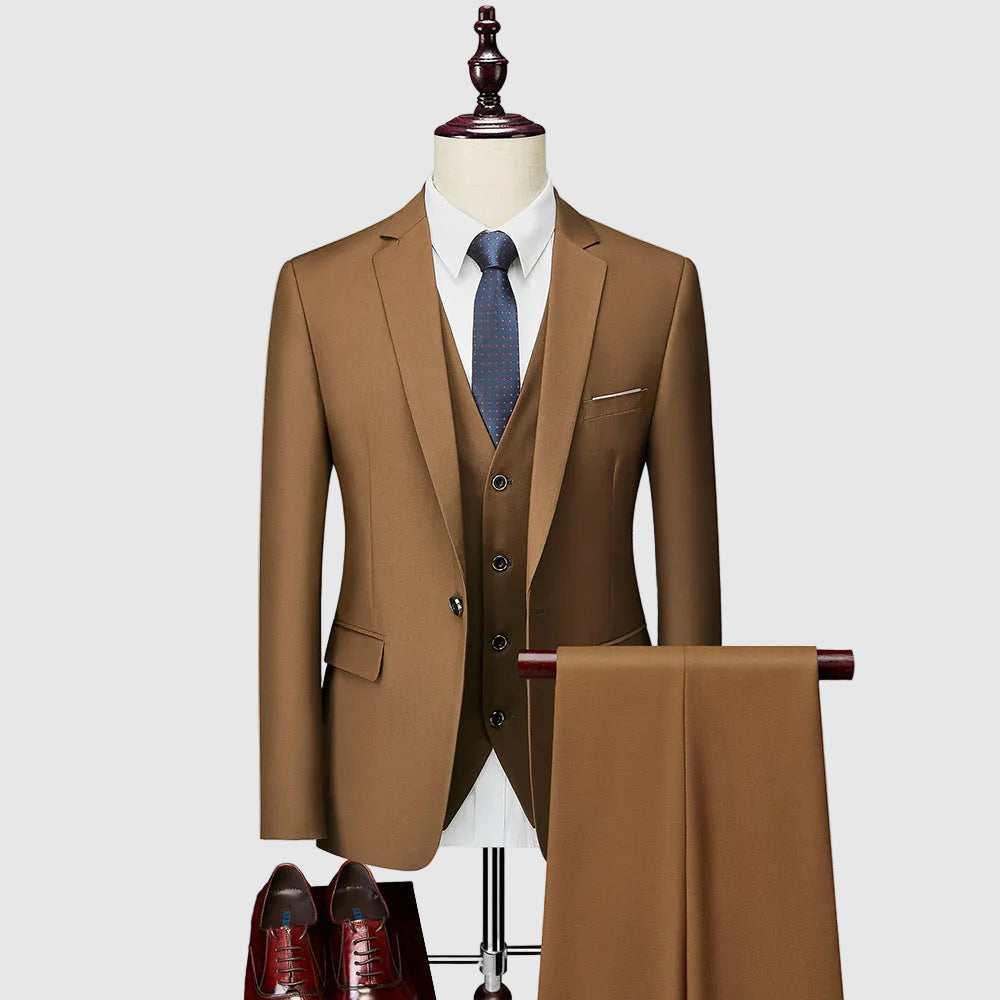 LIAM™ | Men's Tailored Three-Piece Suit Set