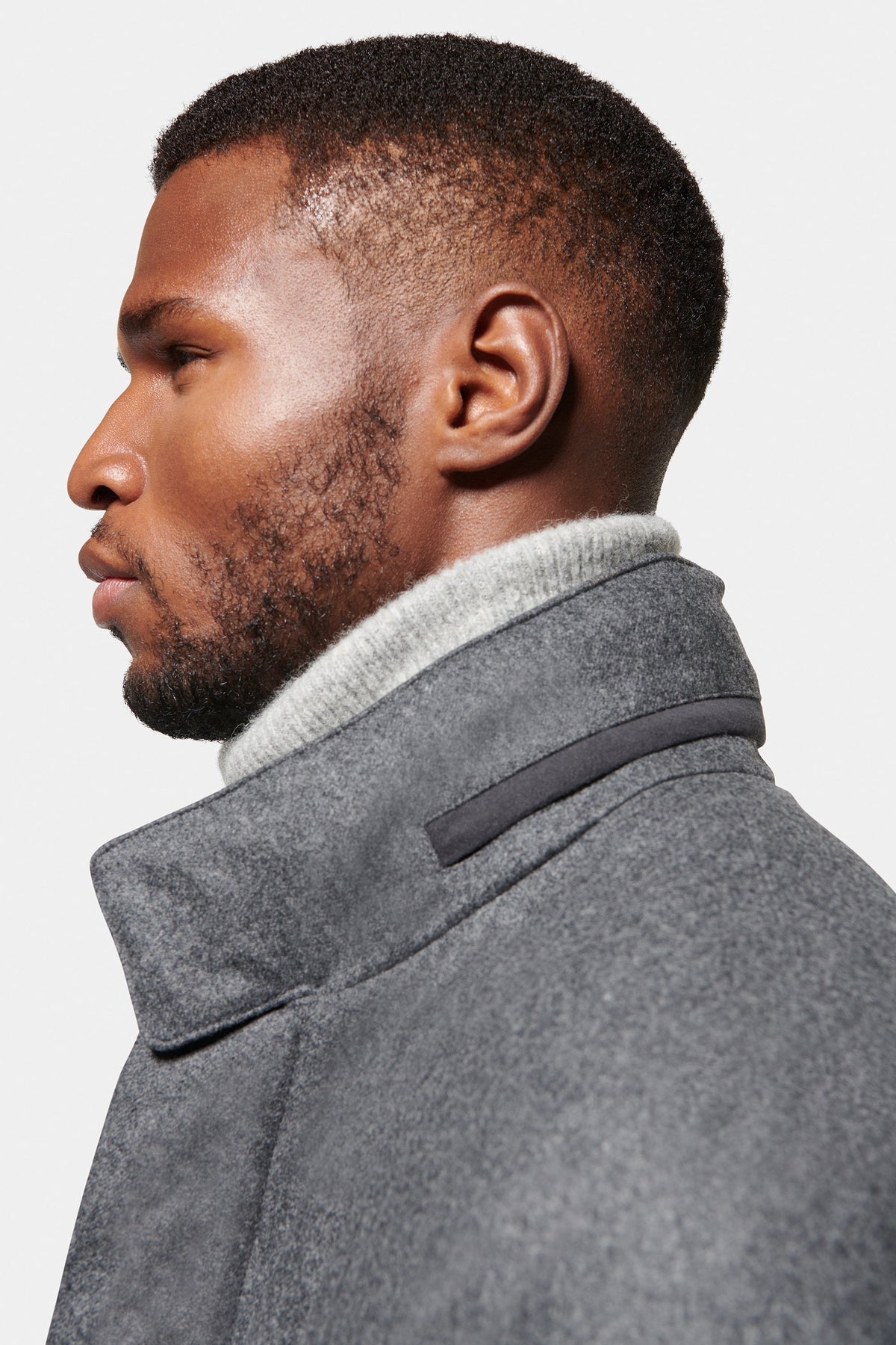 LIAM™ | Slim Hooded Stretch Car Coat, Charcoal