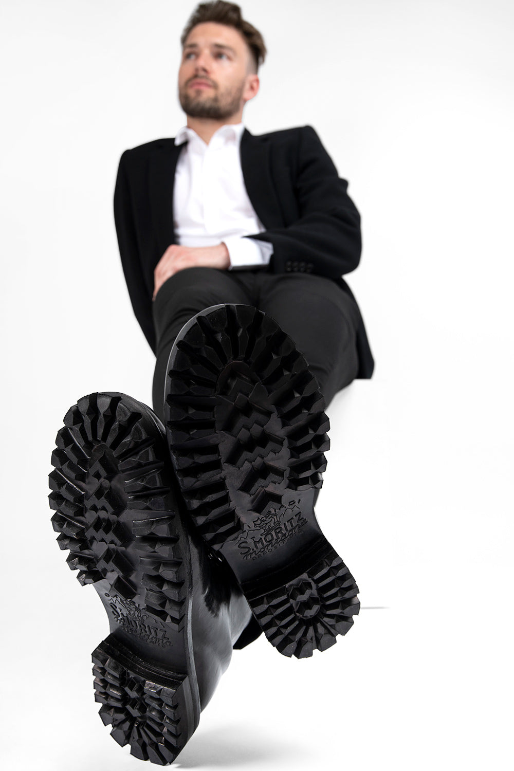 LIAM™ | CAMDEN Tar-Black Combat Boots