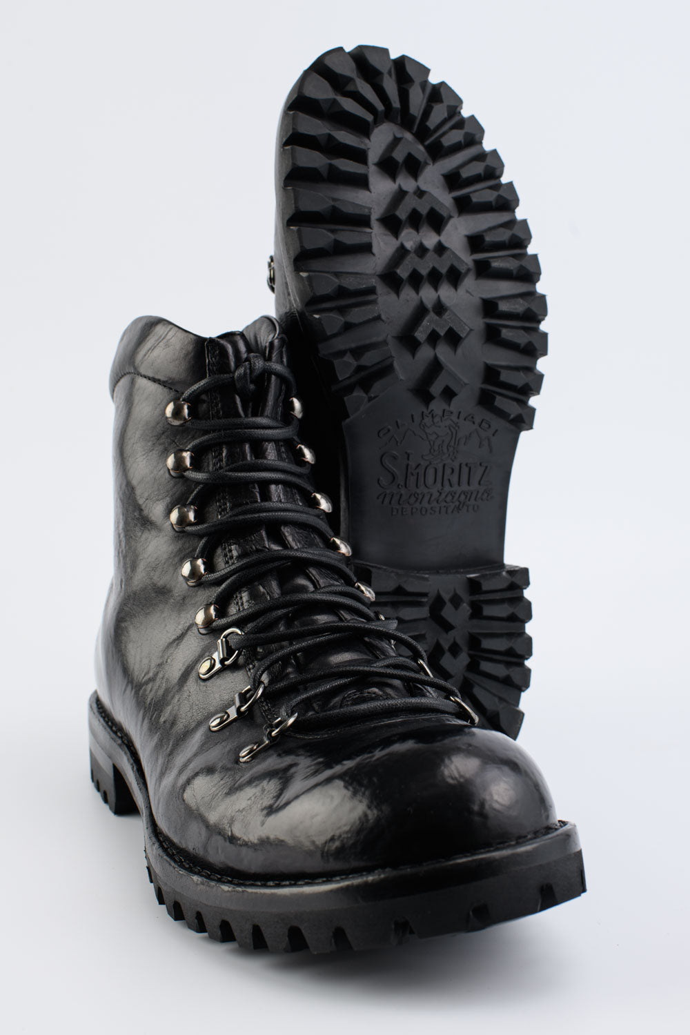 LIAM™ | CAMDEN Tar-Black Combat Boots