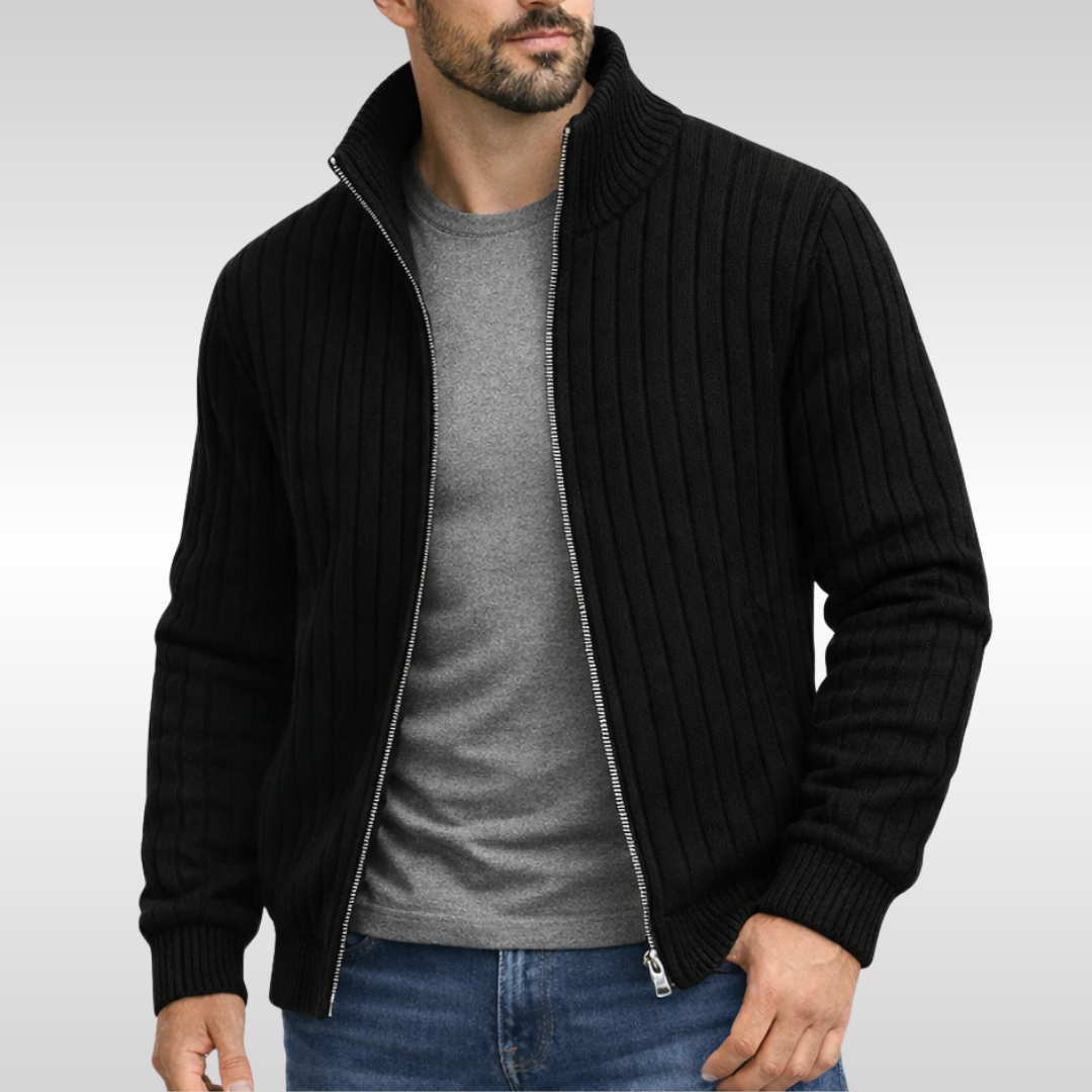 LIAM™ | ELEGANT ZIP CARDIGAN