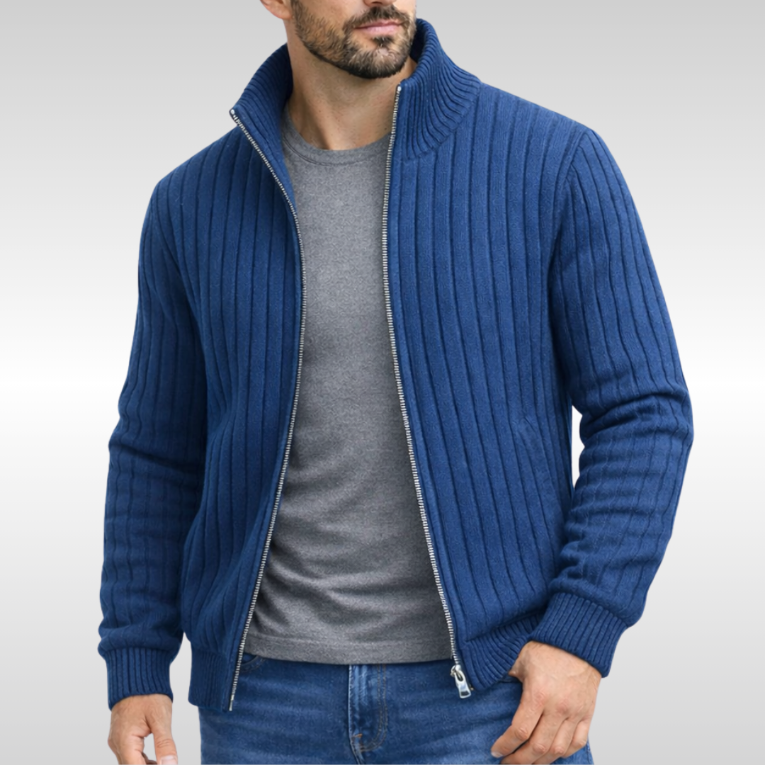 LIAM™ | ELEGANT ZIP CARDIGAN