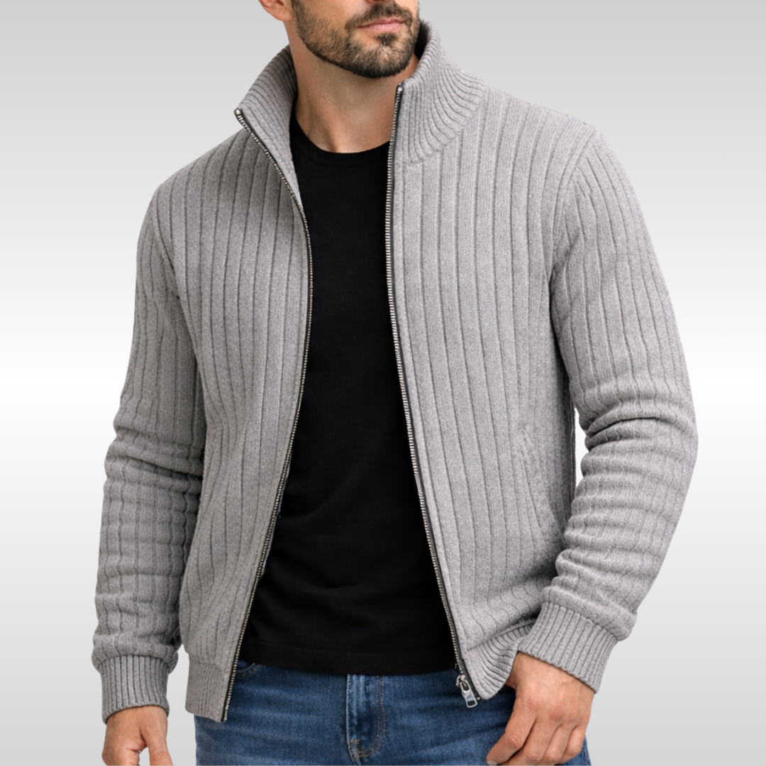 LIAM™ | ELEGANT ZIP CARDIGAN
