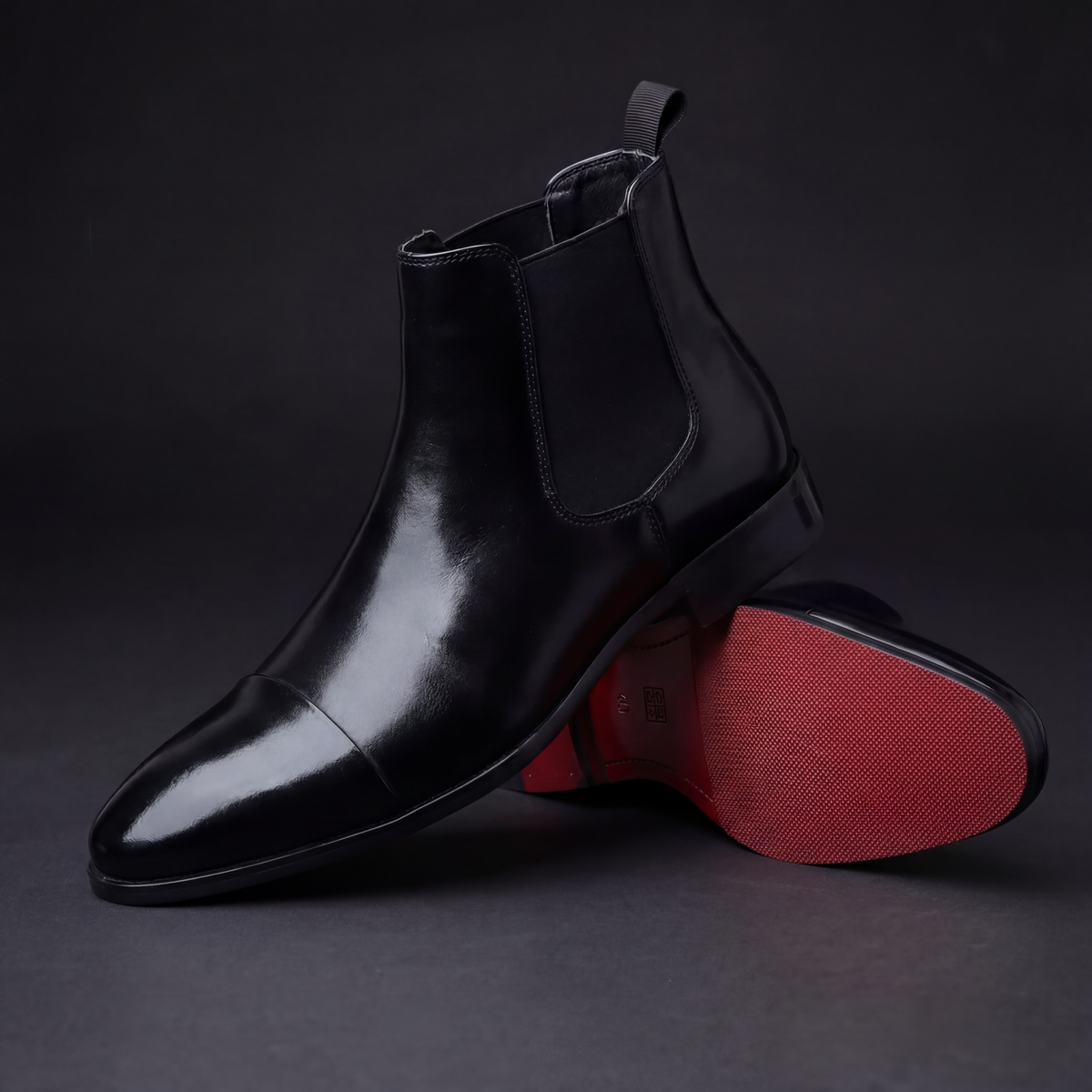 LIAM™ | Calvino Leather Chelsea Boots