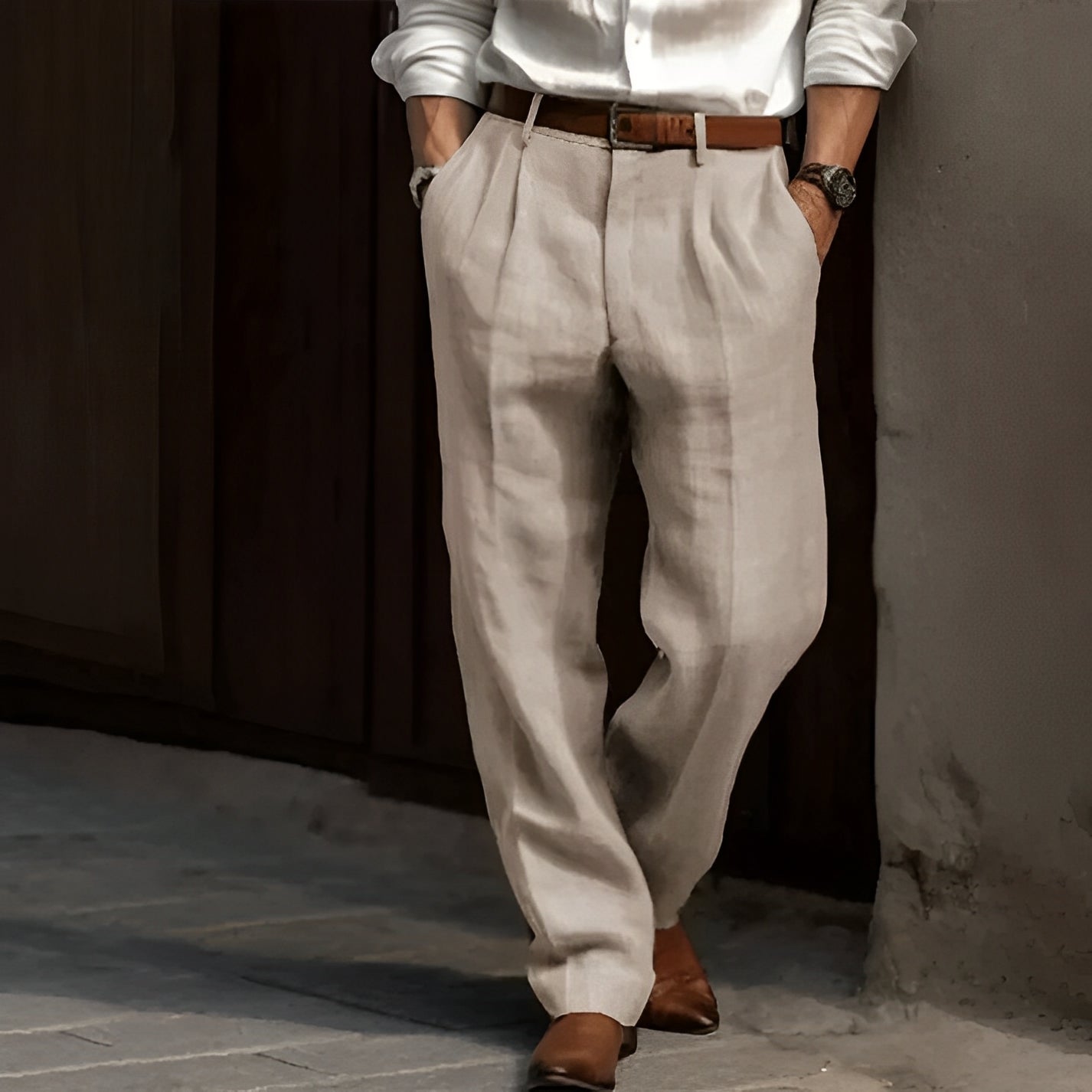 LIAM™ | Retro Wide-Leg Trouser