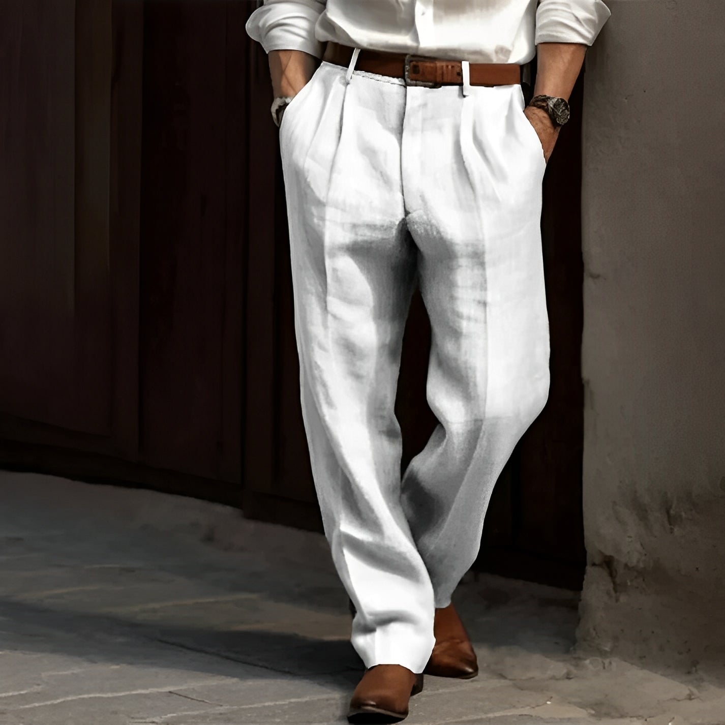LIAM™ | Retro Wide-Leg Trouser