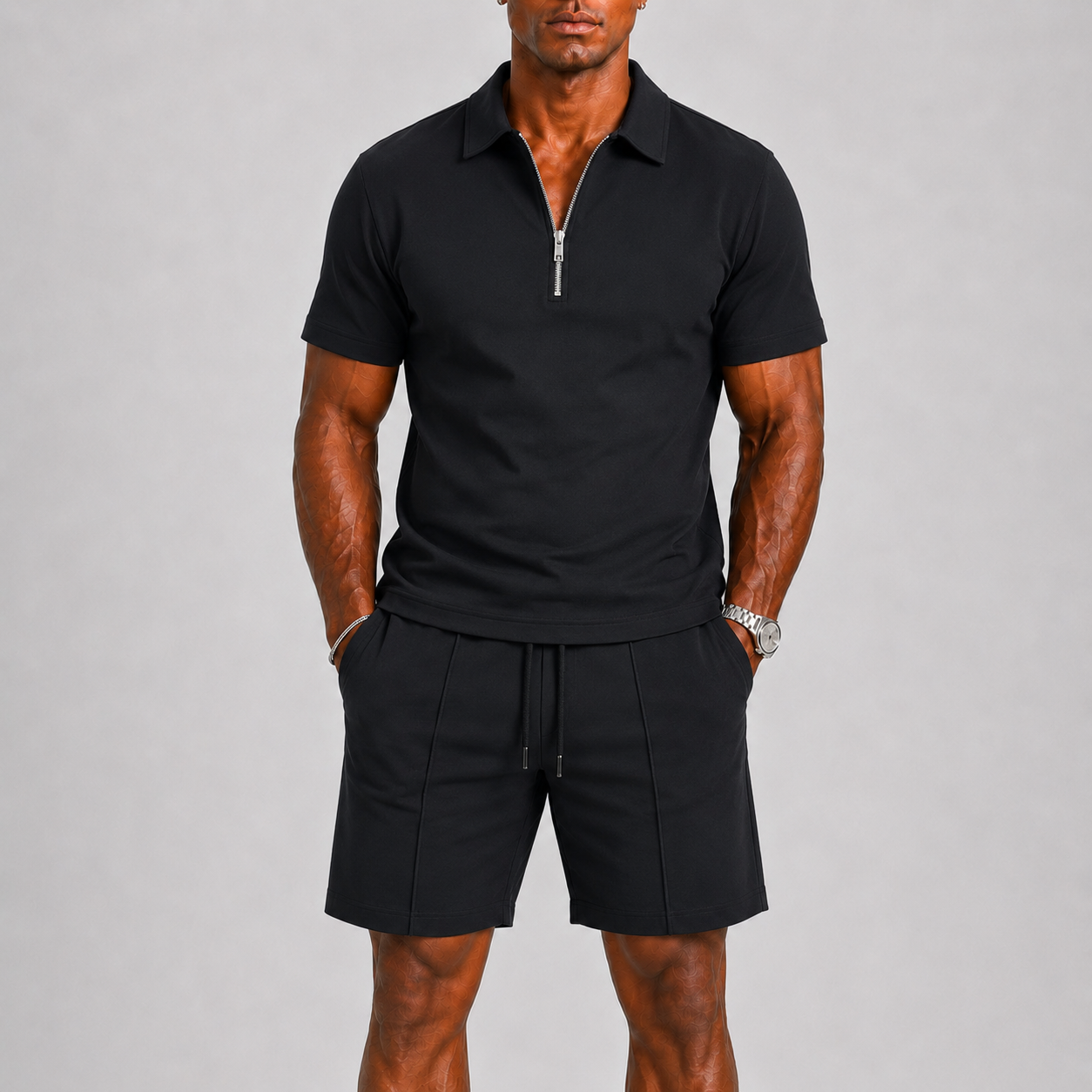LIAM™ | Zip Polo Set
