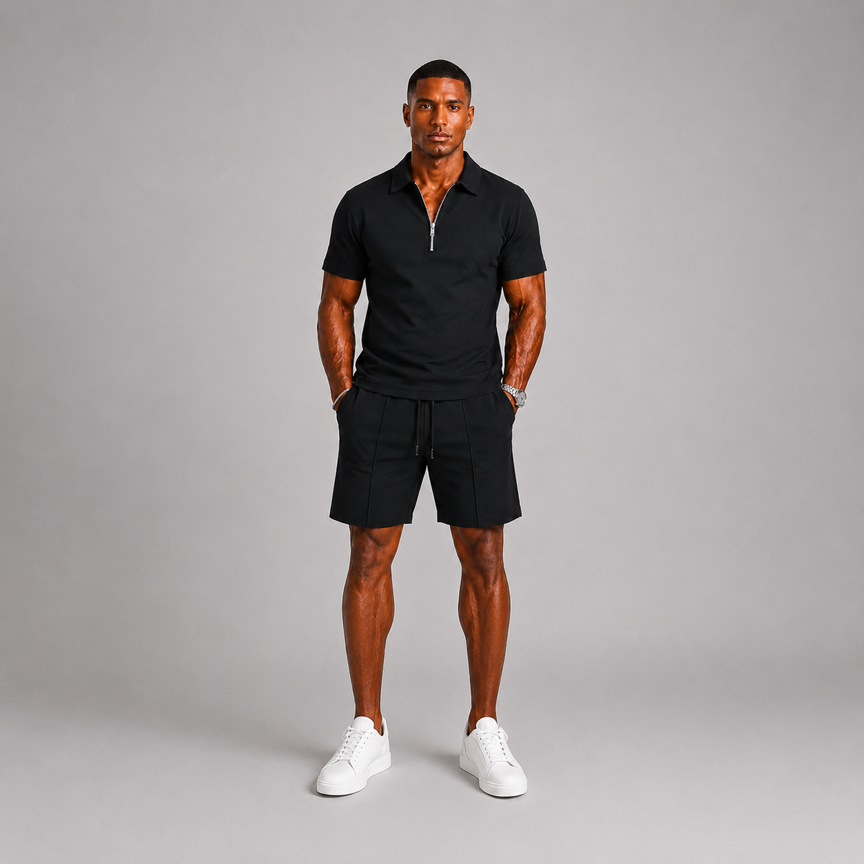 LIAM™ | Zip Polo Set