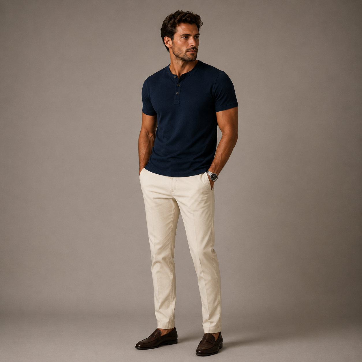 LIAM™ | Henley Polo