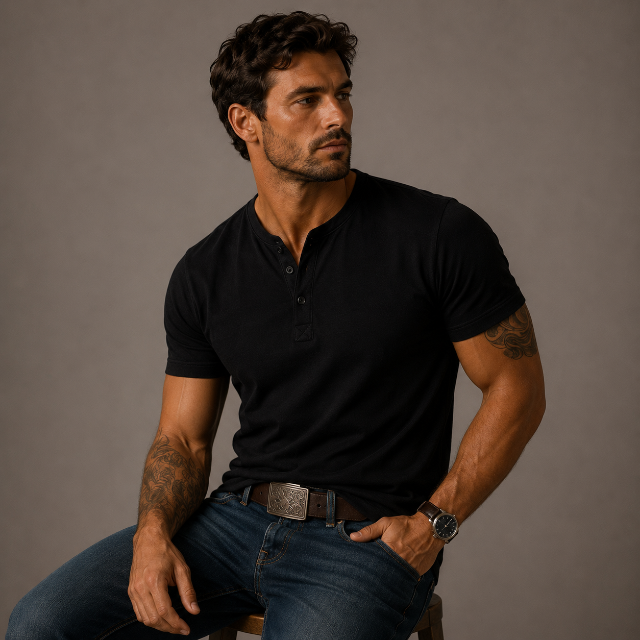 LIAM™ | Henley Polo