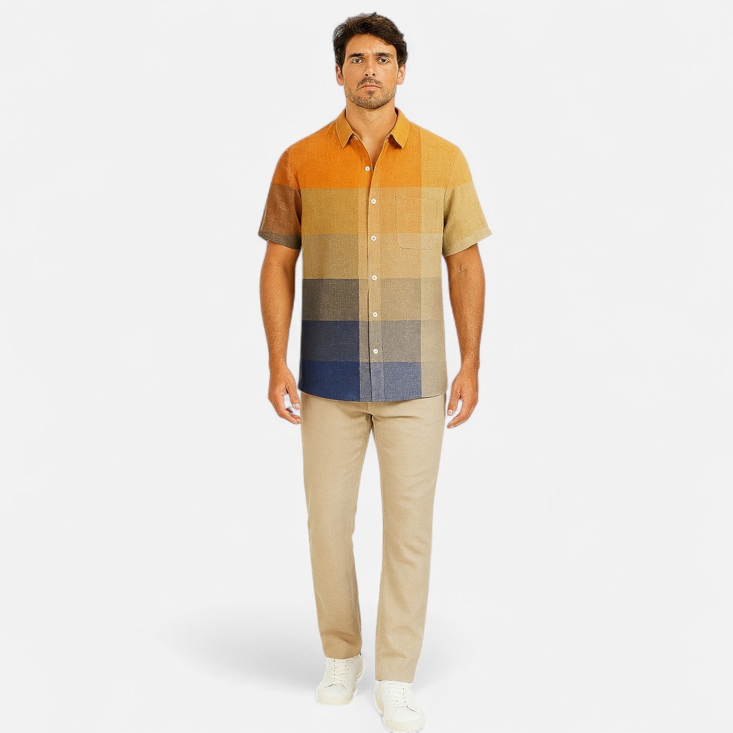 LIAM™ | Linen Camp Shirt