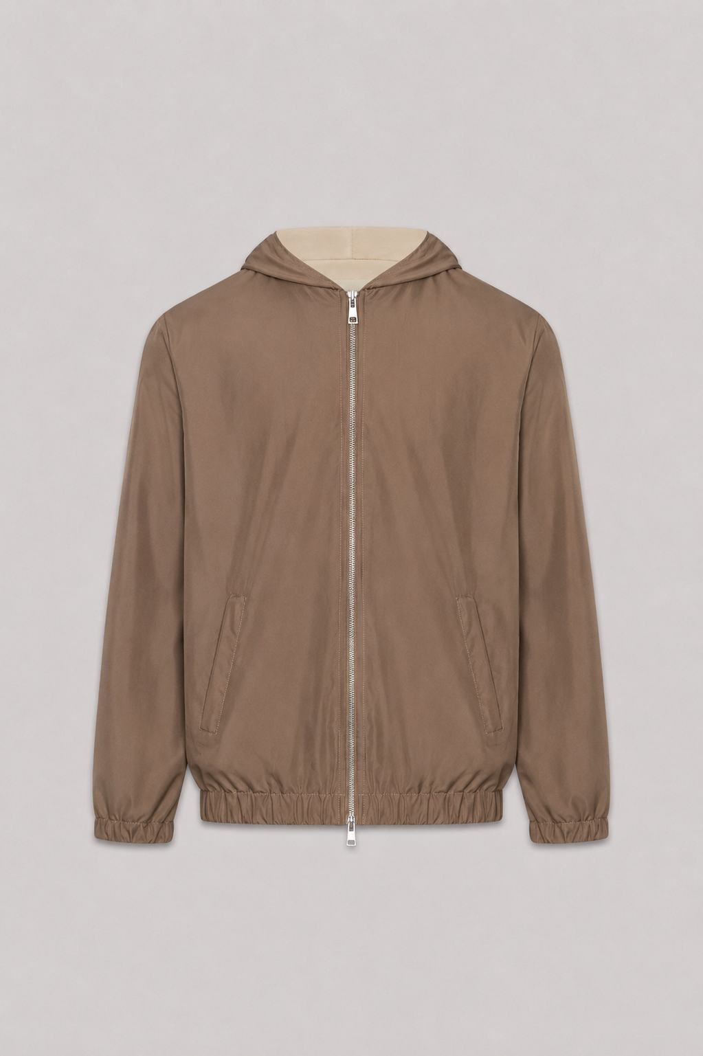 LIAM™ | Milano Hooded Jacket - Champagne