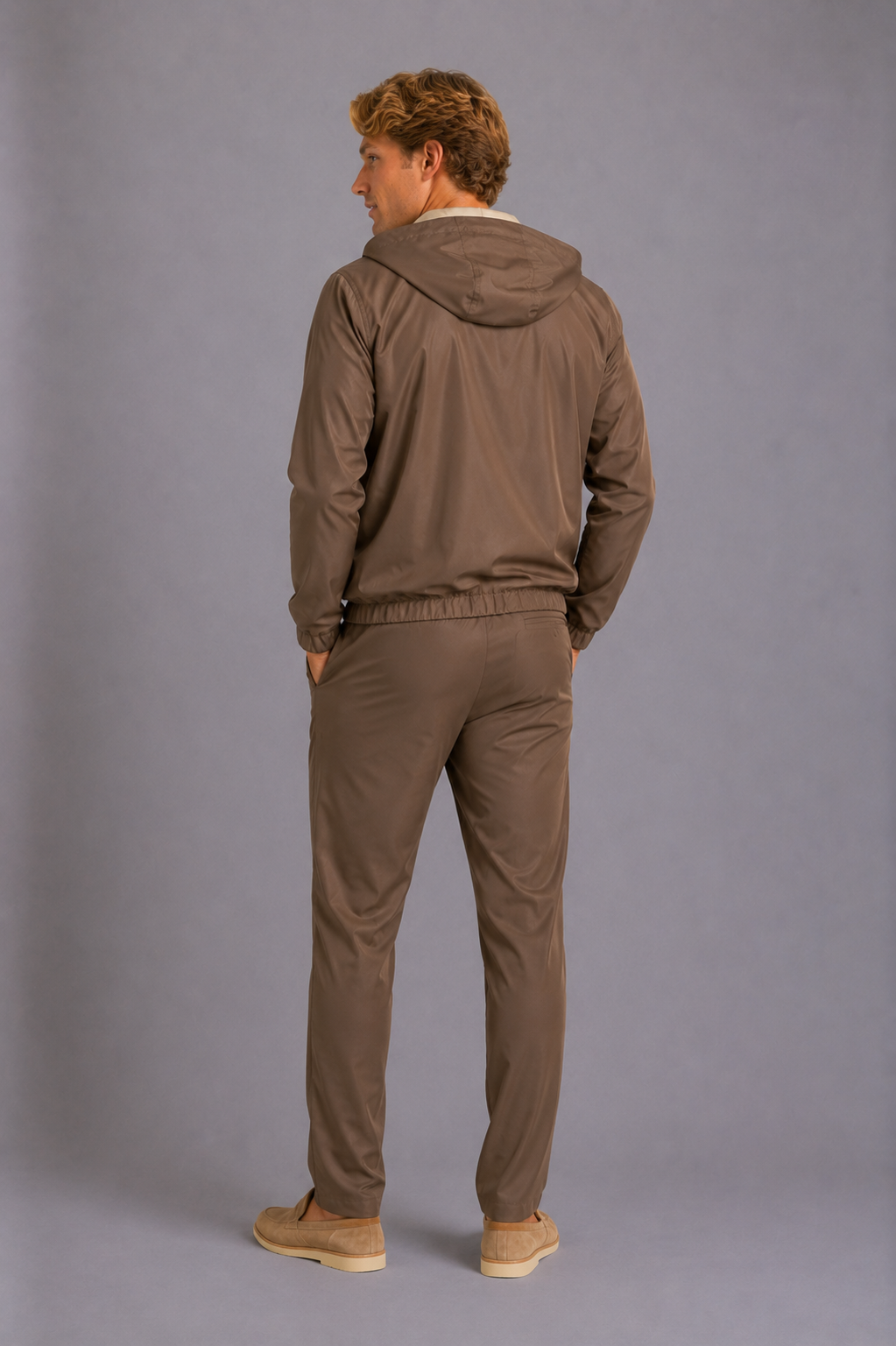 LIAM™ | Milano Hooded Jacket - Champagne