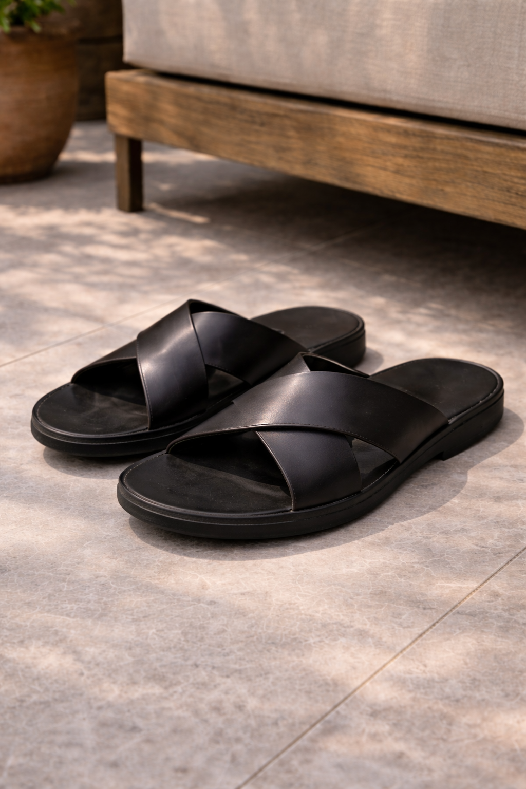 LIAM™ | Leather Slides