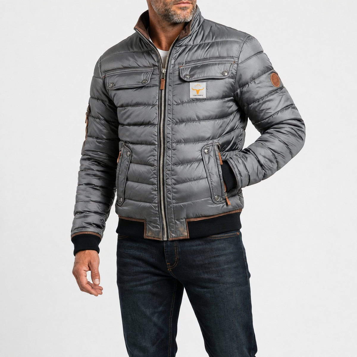 LIAM™ | Dario Vintage Jacket with a Bold Character