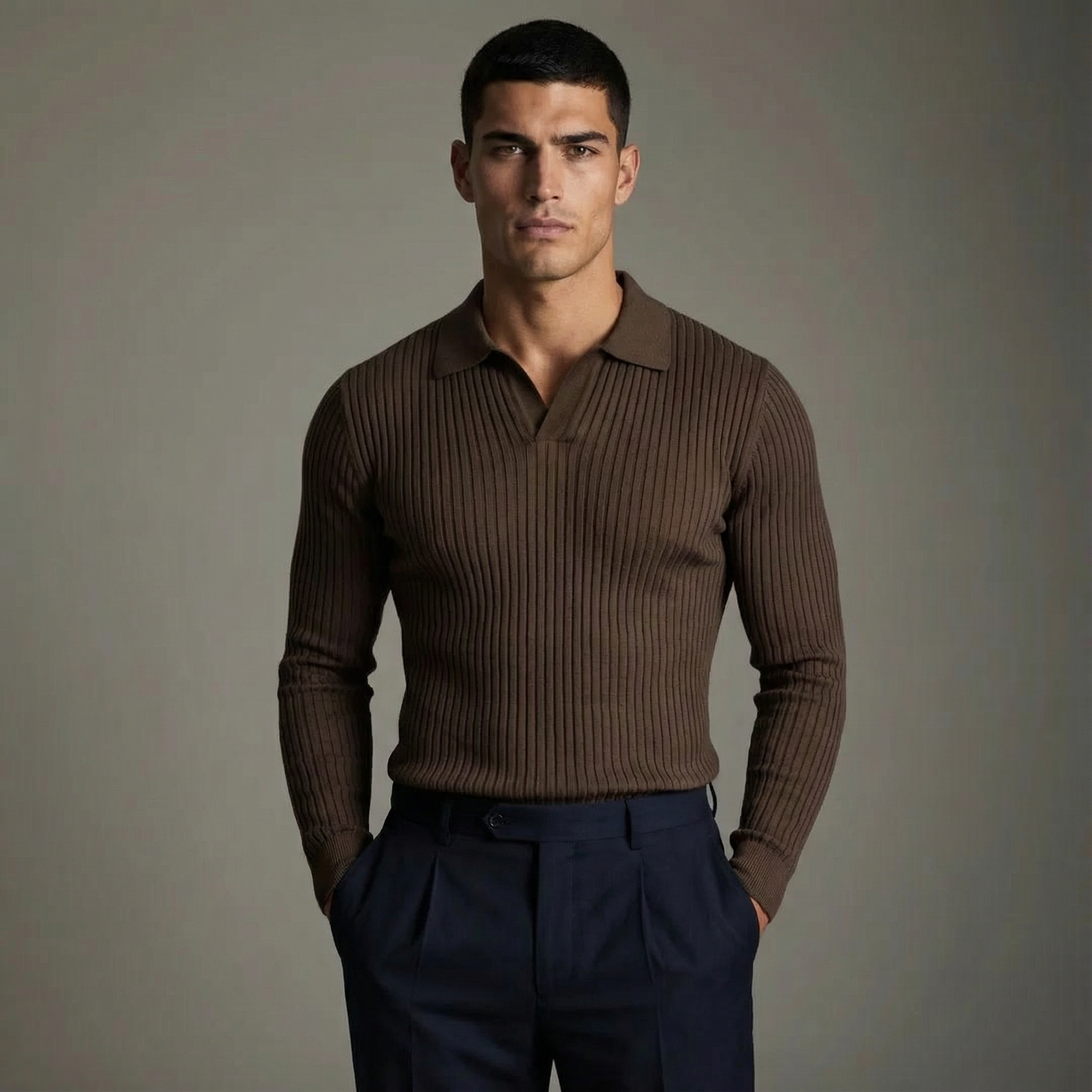 LIAM™ | OPEN COLLAR SHIRT FOR MEN