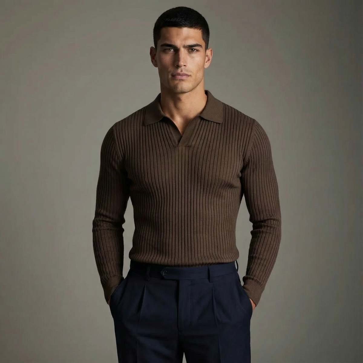 LIAM™ | OPEN COLLAR SHIRT FOR MEN