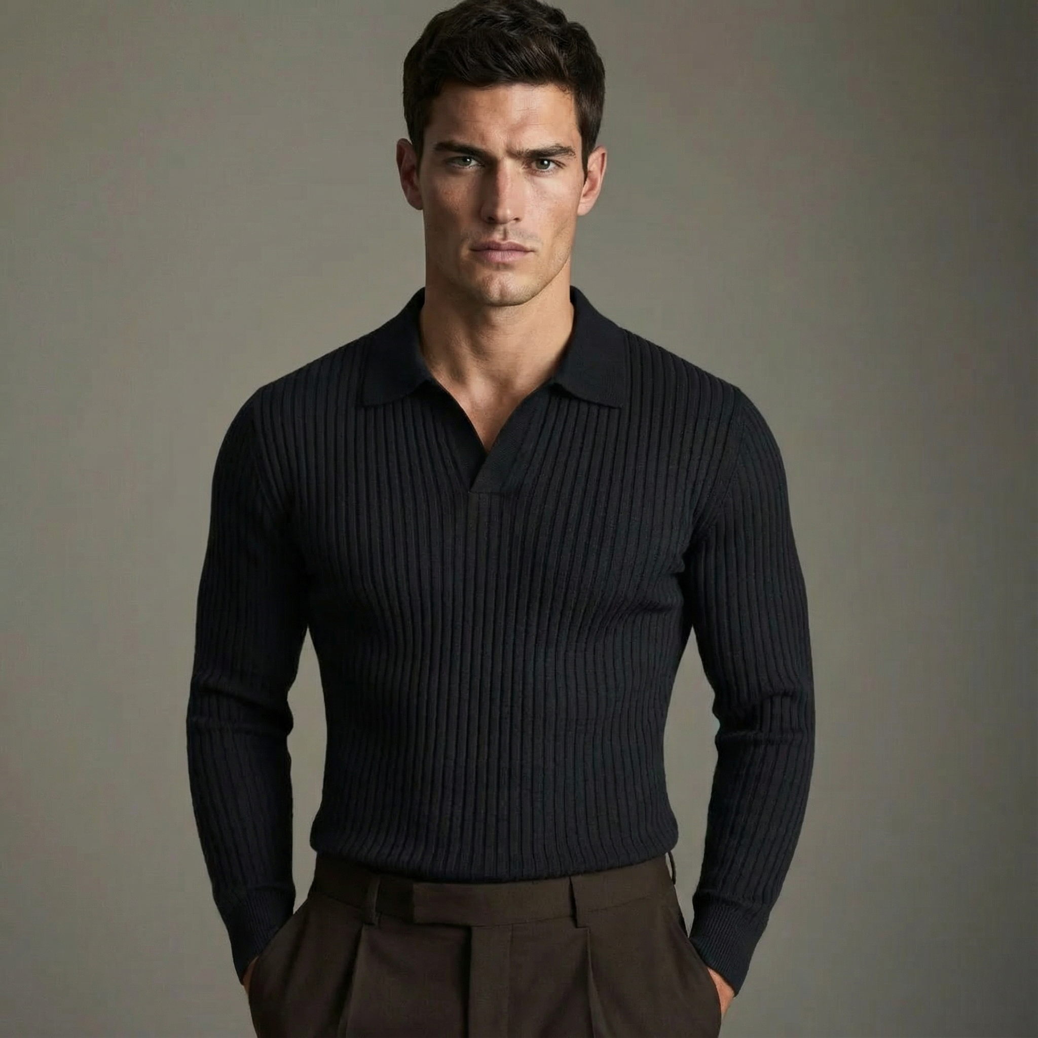 LIAM™ | OPEN COLLAR SHIRT FOR MEN