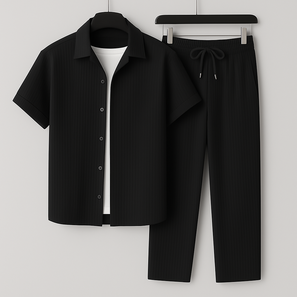 LIAM™ | Ribbed Linen Co-Ord