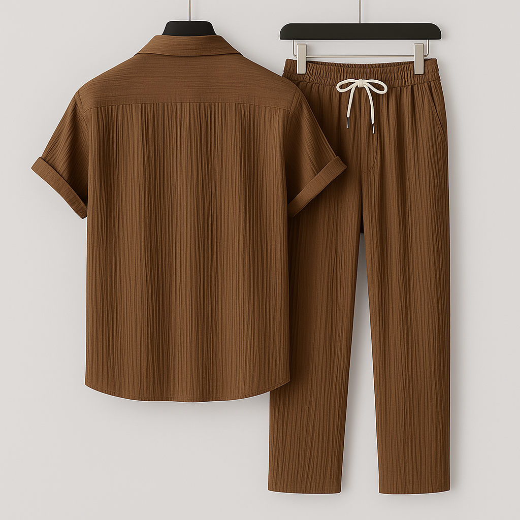 LIAM™ | Ribbed Linen Co-Ord