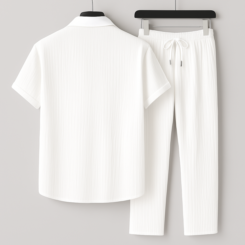 LIAM™ | Ribbed Linen Co-Ord