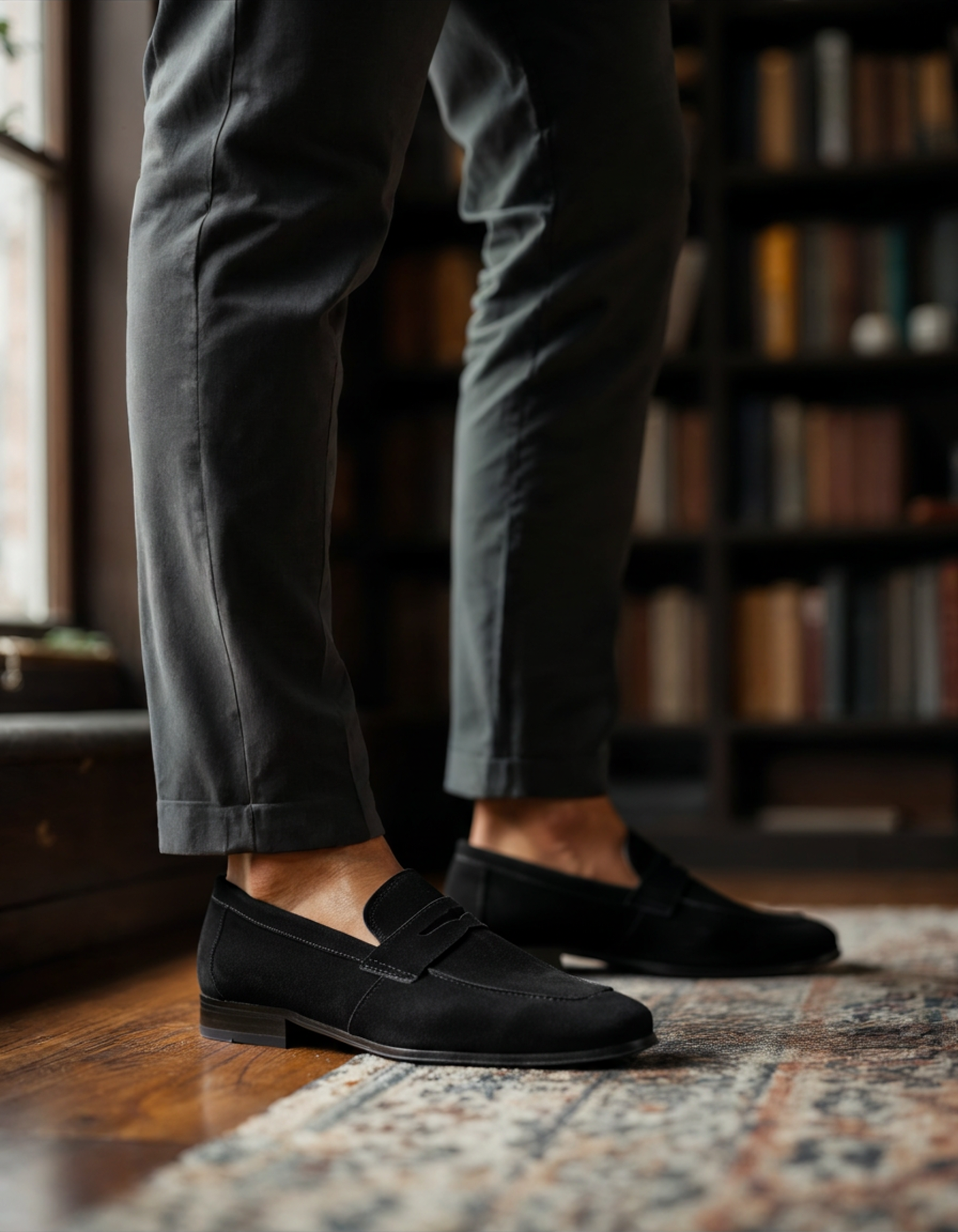 LIAM™ | SUEDE PENNY LOAFERS