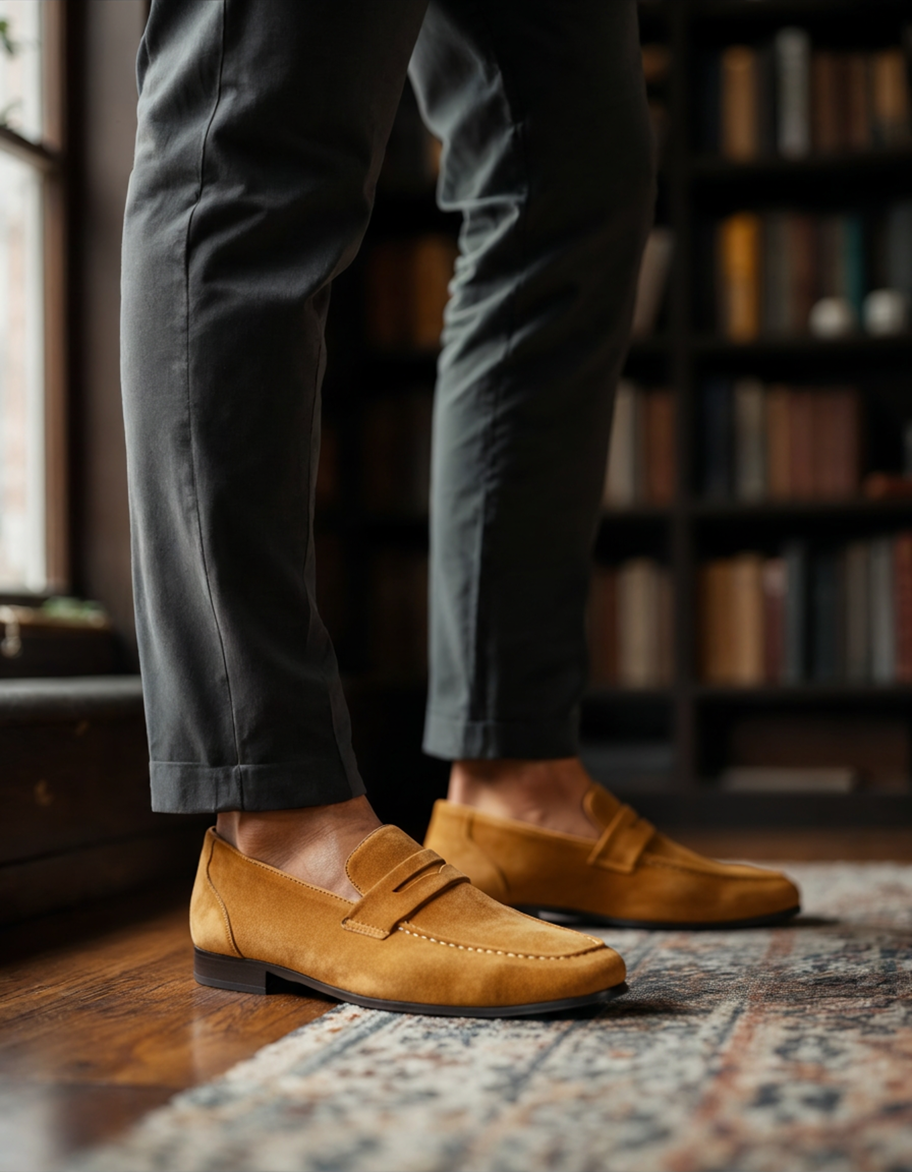 LIAM™ | SUEDE PENNY LOAFERS