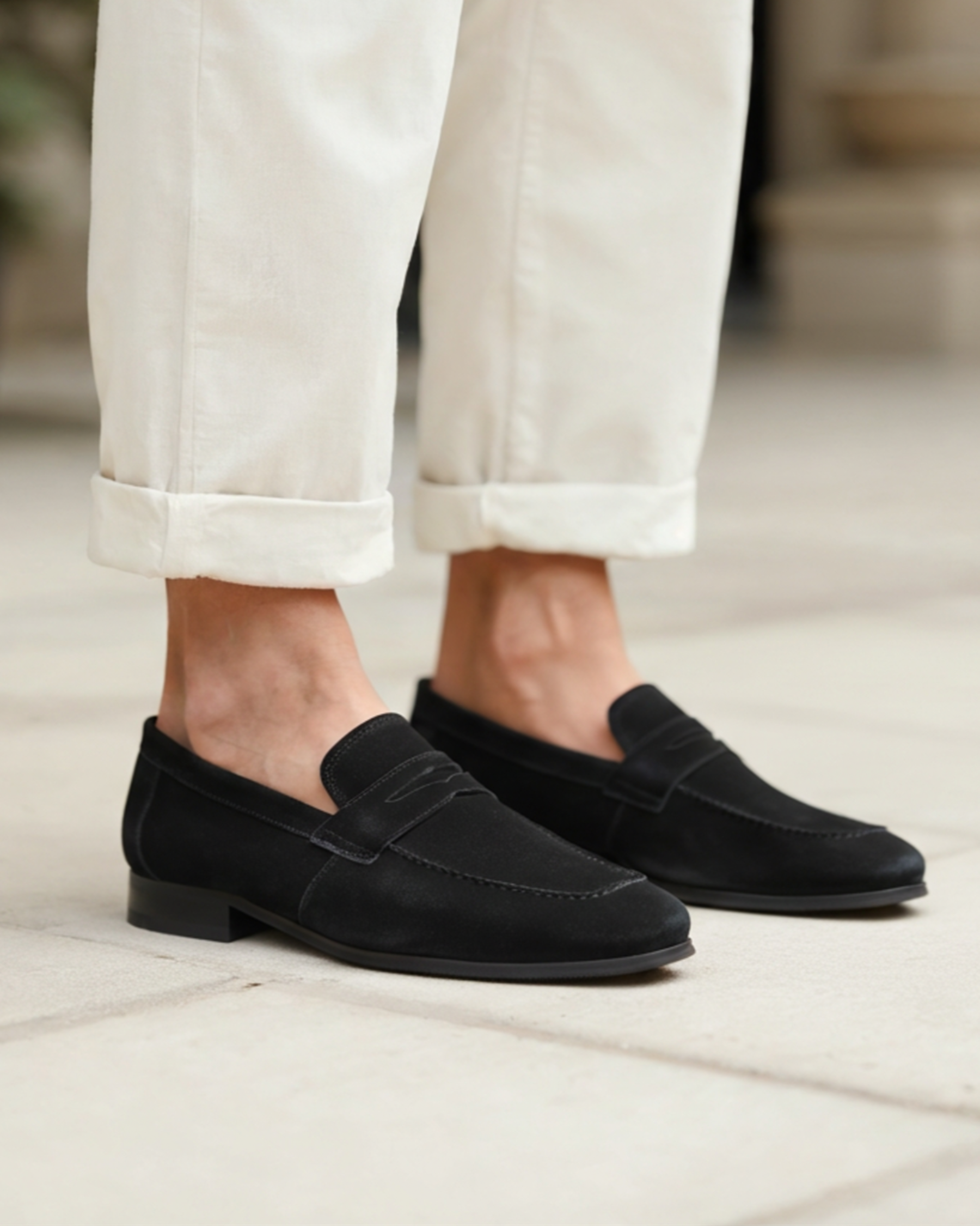 LIAM™ | SUEDE PENNY LOAFERS
