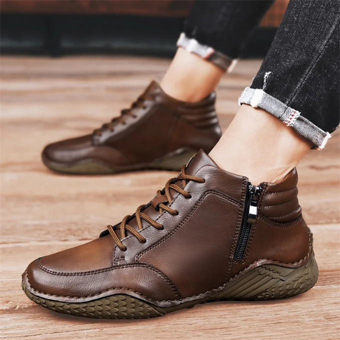 LIAM™ | RUGGED LEATHER BOOTS FOR MEN