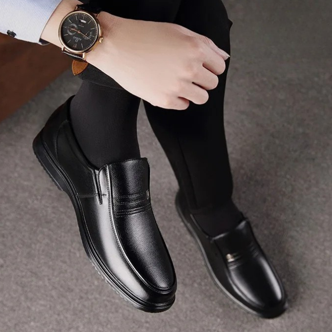 LIAM™ | LEATHER LOAFERS