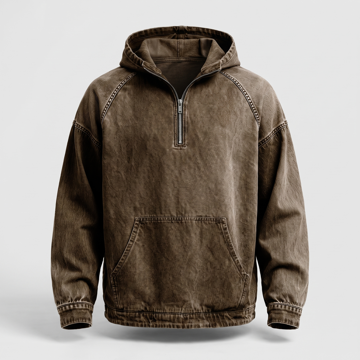 LIAM™ | RIVINGTON HALF-ZIP DENIM JACKET