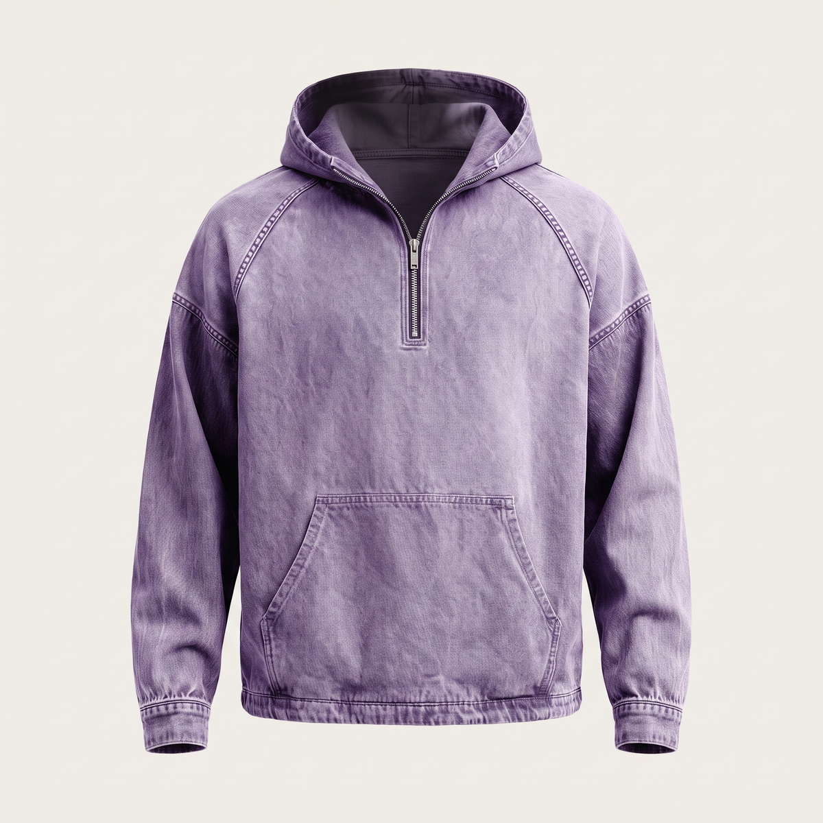 LIAM™ | RIVINGTON HALF-ZIP DENIM JACKET