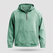 LIAM™ | RIVINGTON HALF-ZIP DENIM JACKET