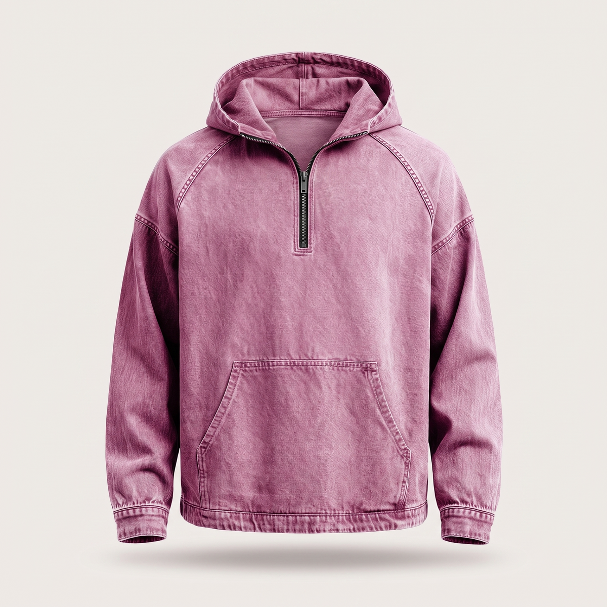 LIAM™ | RIVINGTON HALF-ZIP DENIM JACKET