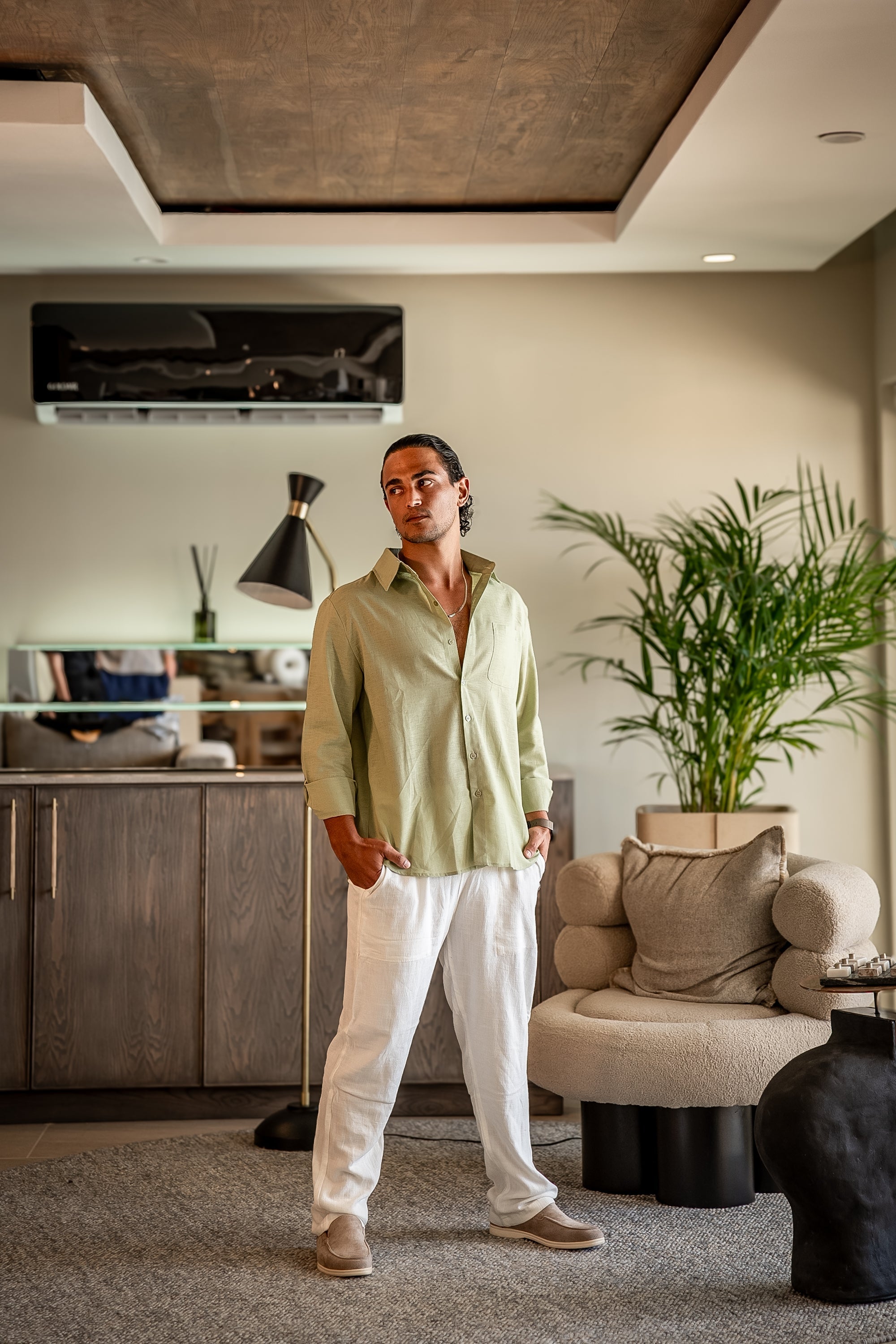 LIAM™ | LINEN COMBO (LONGSLEEVE)