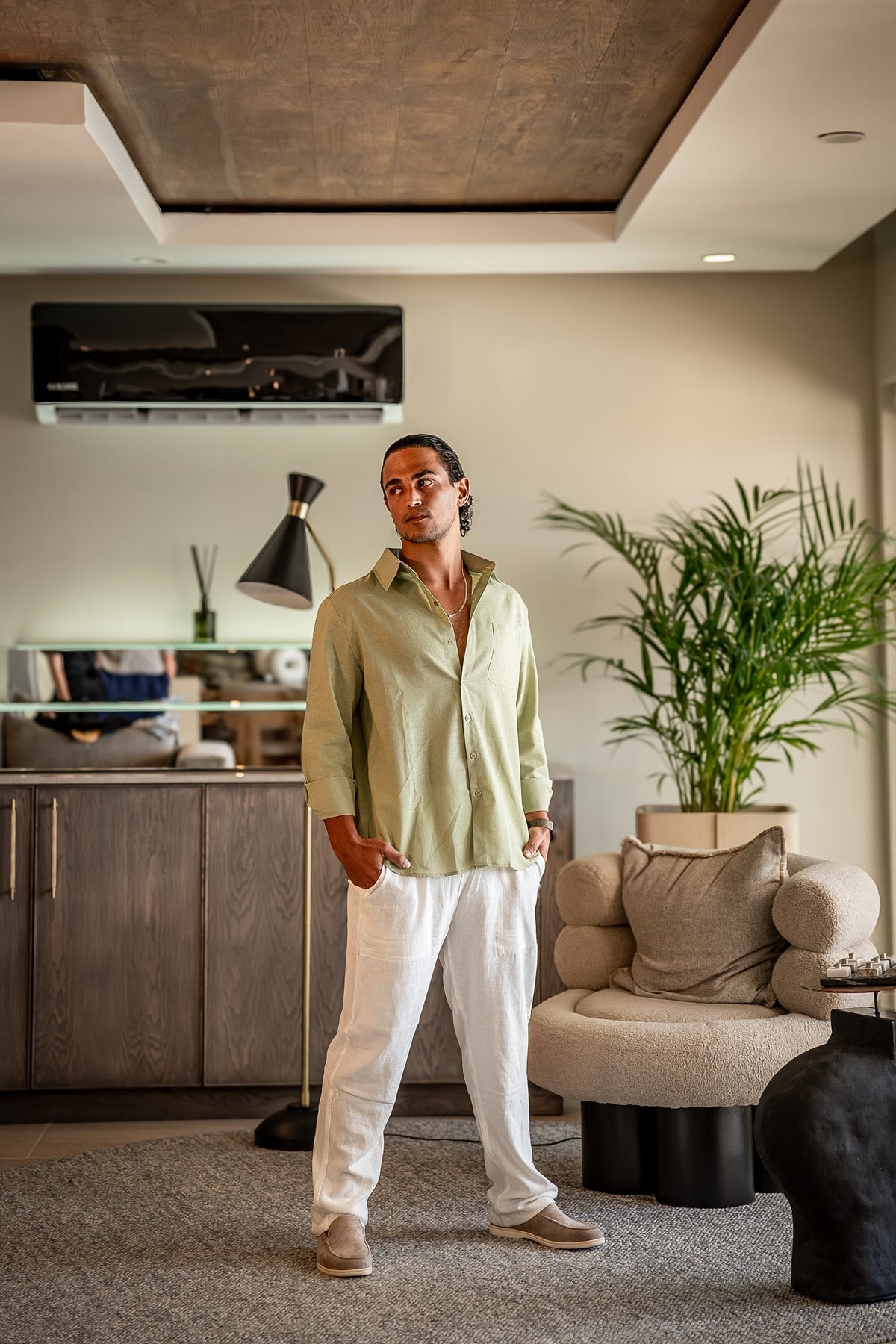 LIAM™ | LINEN COMBO (LONGSLEEVE)