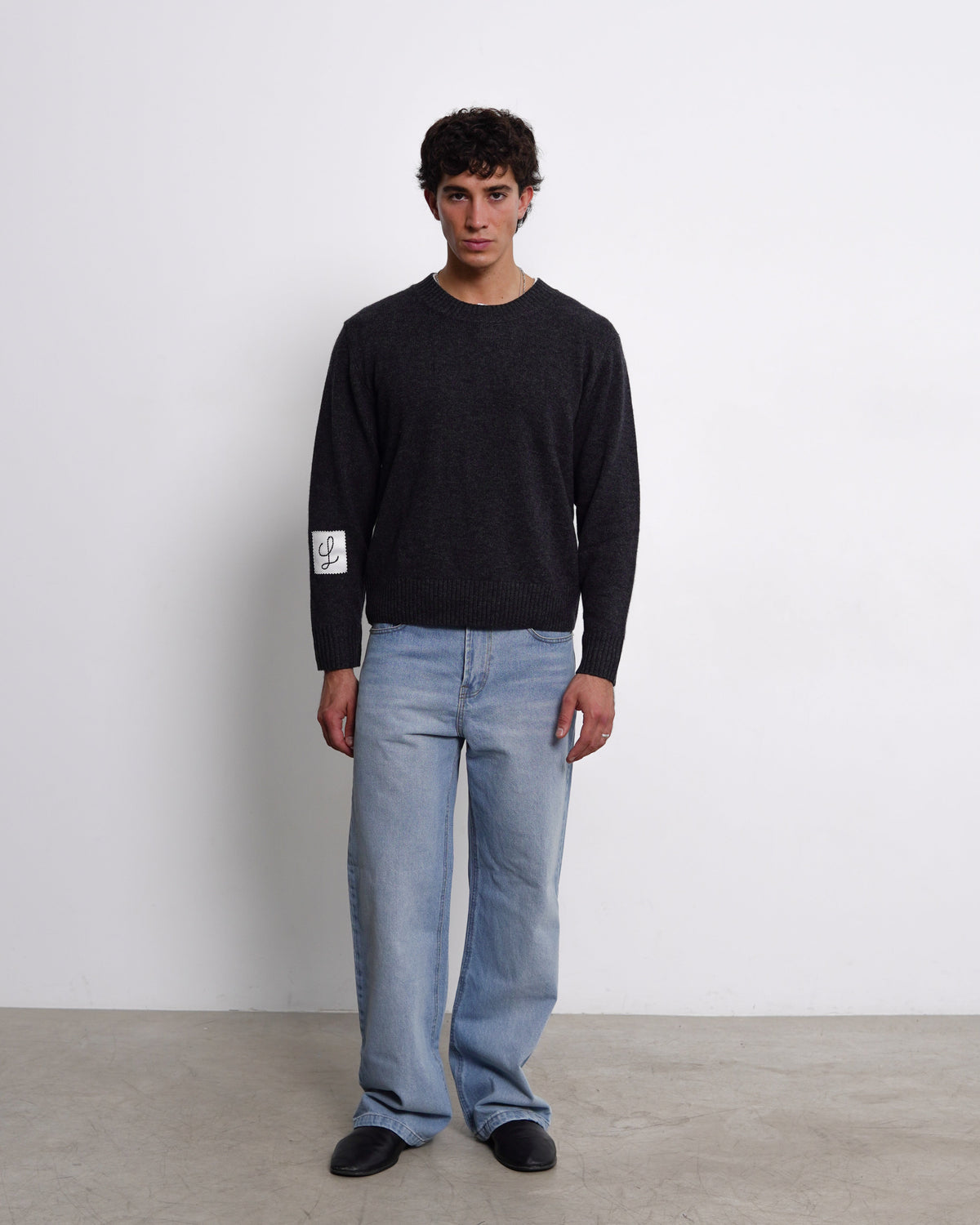 LIAM™ | Refined Cashmere Sweater | Dark Gray